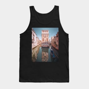 Gondola in the canal in Venice, Italy Tank Top